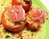 オシャレ〜ジュレがけ冷麺inトマトカップ作り方7写真