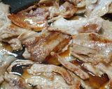 豚バラでダブルねぎの照り焼き豚丼作り方3写真