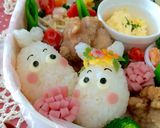 春よ来い来い♡ムーミンのお弁当♪キャラ弁作り方4写真