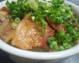 豚バラでダブルねぎの照り焼き豚丼作り方5写真