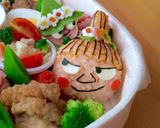 春よ来い来い♡ムーミンのお弁当♪キャラ弁作り方9写真