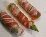 アスパラ肉巻き＊バター蜂蜜醤油作り方2写真