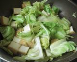 厚揚げとキャベツのオイスターソース炒め作り方6写真