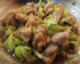 焼き肉のたれで下味♪チキンキャベツ作り方3写真