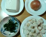 あごだしで!!豆腐とお麩の味噌汁作り方1写真