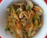 ささみと野菜の味噌マヨチーズ焼き作り方5写真
