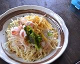 春に～彩サラダのせ冷麺作り方4写真