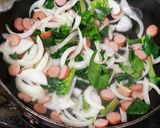 簡単♪生クリームで、カルボナーラ風パスタ作り方6写真