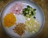 食感がおいしい、おから入りポテトサラダ！作り方1写真