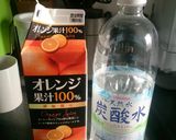 オレンジしゅわしゅわ☆お手軽炭酸ジュース作り方1写真