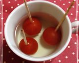 レンジも使わず♡ツルンと湯むきプチトマト作り方4写真