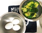 食材2つ☆ブロッコリーとゆで卵のサラダ作り方1写真