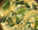冬菜の卵とじ♡他の菜っ葉でもOK作り方5写真