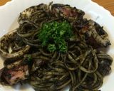 【うまみタップリ】イカスミパスタ作り方27写真