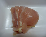 鶏ささみのキムチとチーズはさみ焼き作り方5写真