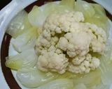 カリフラワーふんわり卵あんかけ☆作り方5写真