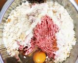 お麩でふんわりハンバーグ作り方4写真