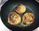 お麩でふんわりハンバーグ作り方5写真