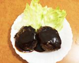 お麩でふんわりハンバーグ作り方7写真