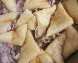 味付け簡単☆豚バラと油揚げのめんつゆ炒め作り方3写真
