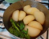 菜の花と大根の煮物！出汁が効いた優しい味作り方5写真