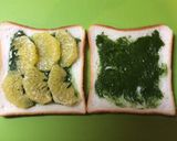 甘夏と抹茶はちみつの和風フルーツサンド作り方3写真
