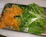 豚しゃぶ冷し中華作り方1写真
