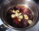 鶏レバーのにんにく甘辛煮作り方3写真