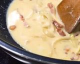 あっさり！スープカルボナーラ♡パスタ作り方5写真