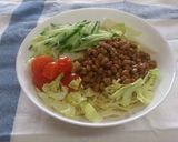 ねばねば納豆のサラダ冷し中華作り方8写真