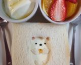 サンドイッチすみっこぐらし♡しろくま作り方9写真