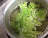 春キャベツと新玉ねぎの明太子マヨパスタ作り方3写真