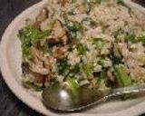 蓬蒿炒飯(菊菜の炒飯)作り方8写真