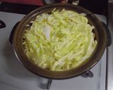 ソーセージとキャベツどっさり蒸し作り方1写真