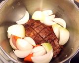 ＊豚肩ロースのオレンジトマト煮＊作り方4写真