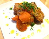 ＊豚肩ロースのオレンジトマト煮＊作り方10写真
