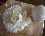 愛を込めて夫へ♥おっぱい弁当♥作り方1写真