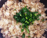 一人暮らしのランチ簡単挽肉オイスター炒飯作り方5写真