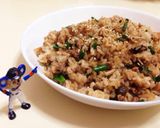 一人暮らしのランチ簡単挽肉オイスター炒飯作り方6写真