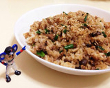 一人暮らしのランチ簡単挽肉オイスター炒飯作り方6写真