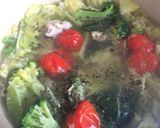 スパイシーチキンベジタブルスープ作り方4写真