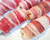 ちくわにin焼きそばの肉巻き作り方7写真