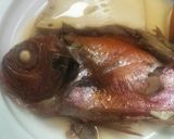 生のお頭つき◆金目鯛と豆腐の煮付け作り方8写真