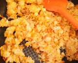 ランチに♪簡単キムチ炒飯作り方3写真