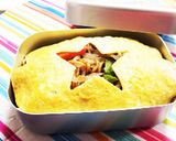 具だくさんのオムそば弁当♡作り方5写真