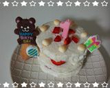 ２歳誕生日プレート♡ポッテイ島より作り方7写真