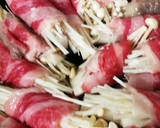 牛薄切りとえのきと長いもこんがり肉まき♪作り方4写真