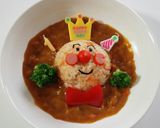 ☆1歳誕生日☆　アンパンマンカレー作り方4写真