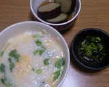 ほっこり～♪卵の お粥さん(*^^*)作り方2写真