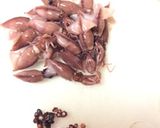 ホタルイカとうどの酢みそ作り方1写真